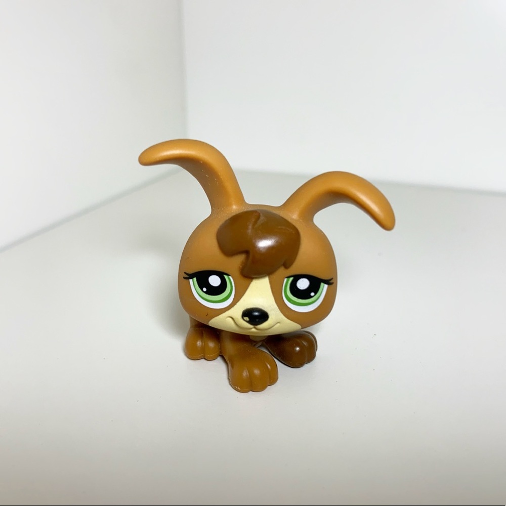 RARE Littlest Pet Shop - Chocolate & Tan Puppy